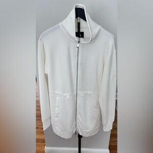 Converse Women's White Full Zip Sweatshirt